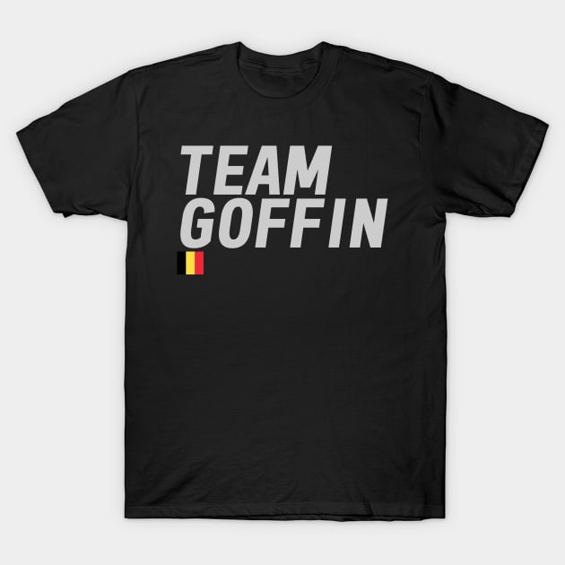 Team David Goffin T-Shirt by mapreduce